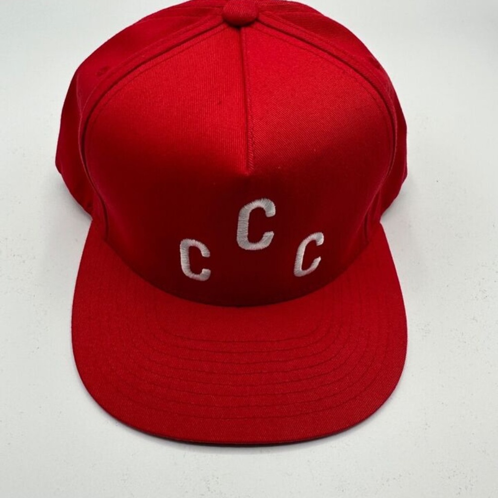 New Commonwealth For the Greater Good Red Adjustable Snapback Hat One Size - Picture 7 of 10